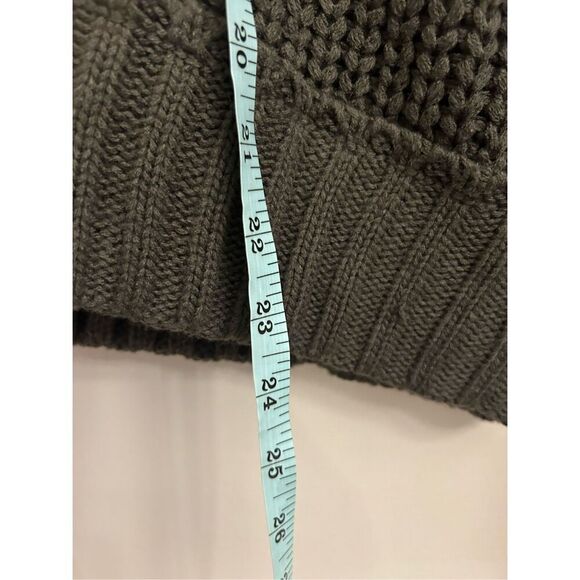 Moon & Madison Dolman Sleeve Oversized Chunky Sweater size S Olive Green - Picture 6 of 6